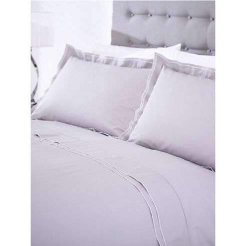 Image of Casa Couture Greenwich Grey Pillowcase Pair In Grey