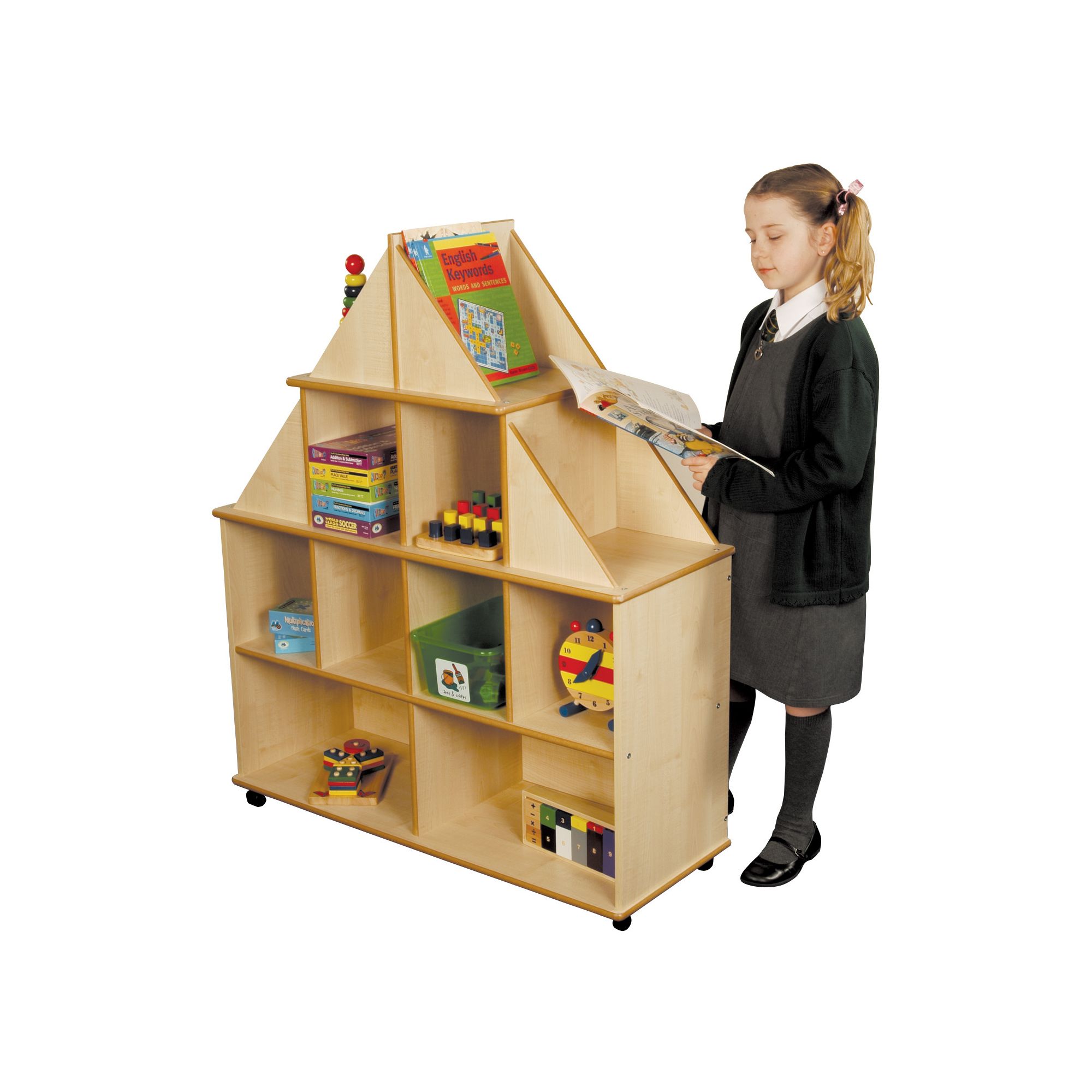 Liberty House Toys Maple Gable End Storage Unit at Tesco Direct