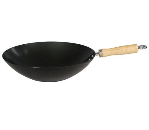 Image of Swift 12inch Non-stick Wok, Wooden Handle (30cm)