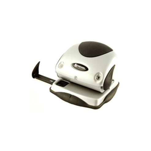 Image of Rexel P215 Punch 2-hole With Nameplate Capacity 15x 80gsm Silver And Black Ref 2100738