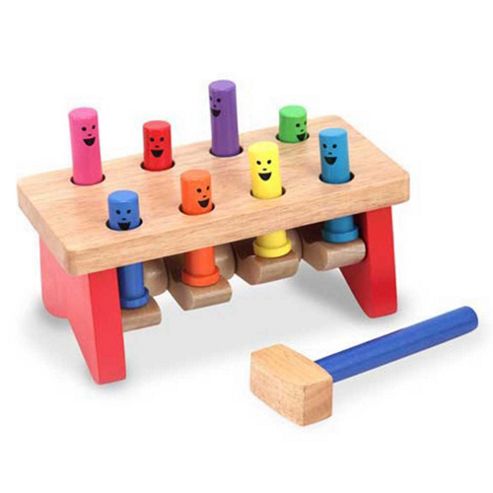 Image of Melissa & Doug Deluxe Pounding Bench