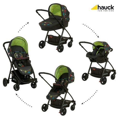 Image of Hauck London All-in-one Travel System, Cross/grey