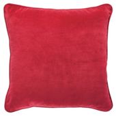 F&F Home Velvet Cushion, Red
