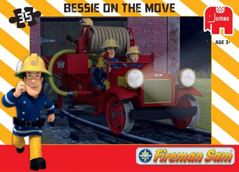 Image of Fireman Sam Jumbo Games Bessie On The Move Jigsaw Puzzle