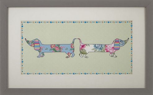 Image of Ditsy Dogs Framed Children's Picture 1