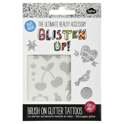 Image of Glisten Up Glitter Tattoos - Silver