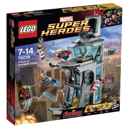 Image of Lego Marvel Super Heroes Attack On Avengers Tower 76038
