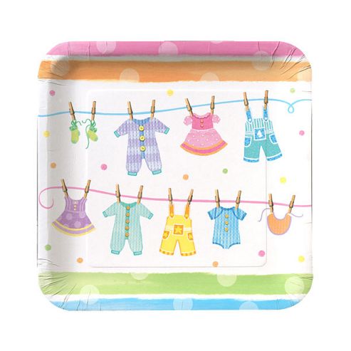 Image of Paper Dessert Plates 17cm, Pack Of 8