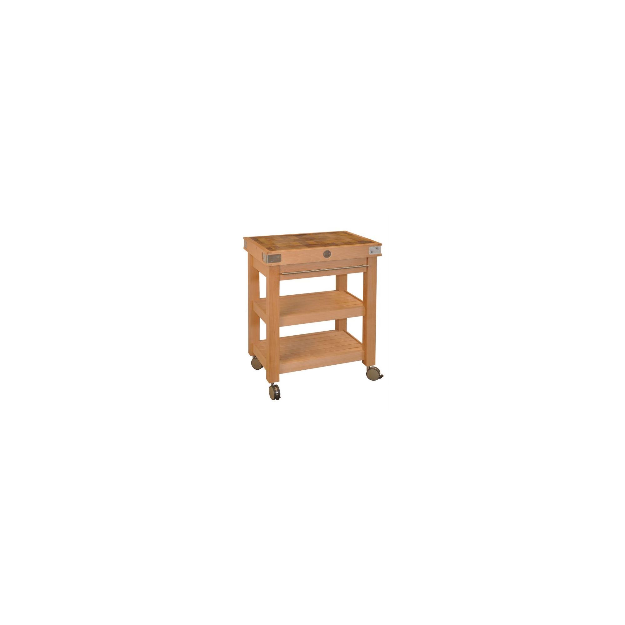 Chabret Double Stages Kitchen Cart - 90cm X 70cm X 50cm at Tesco Direct