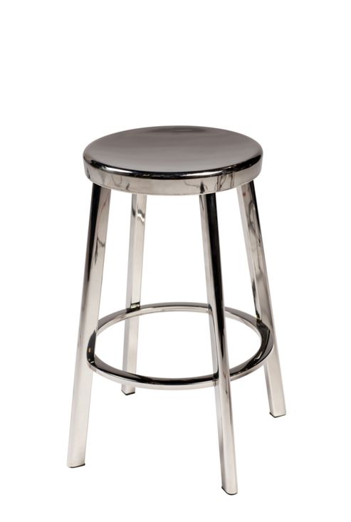 Image of Dan-form Carisma Low Stool - Polished Steel