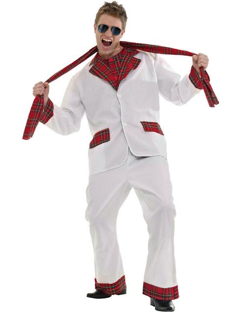 Image of Bay City Rollers 70s Glam Rock Costume Extra Large