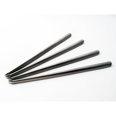 Image of Caretta Stainless Steel Shellfish Forks, Set Of 4