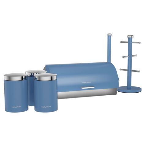 Image of Morphy Richards Accents Storage Set, 6 Piece, Cornish Blue