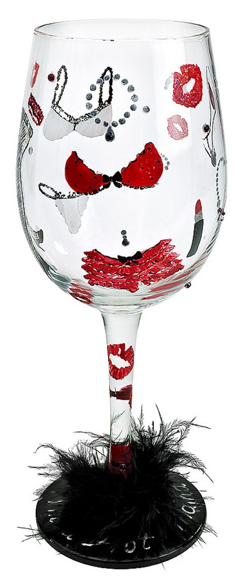 Image of Lolita Wine Glass - Hot Mama