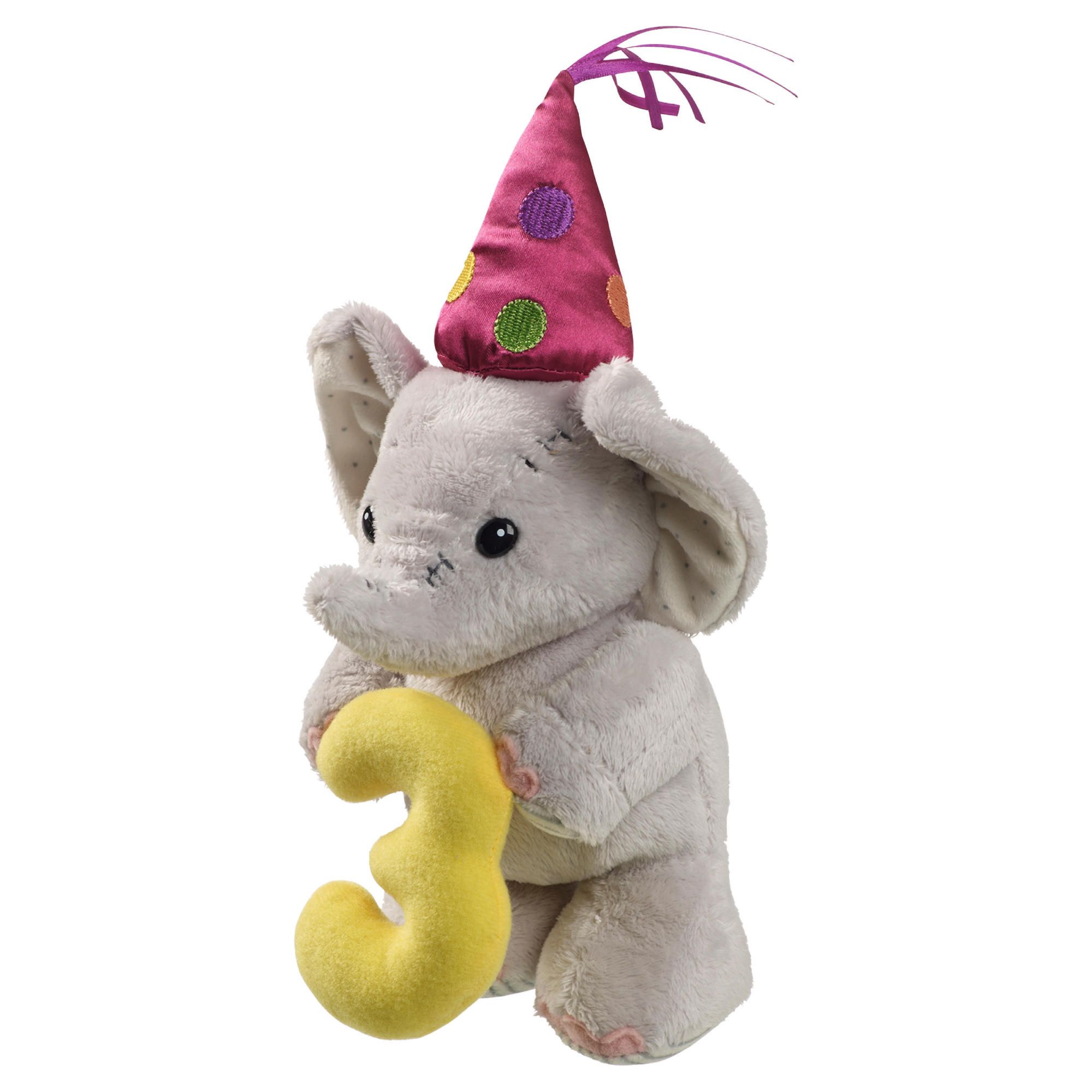 3rd Birthday Elephant Soft Toy