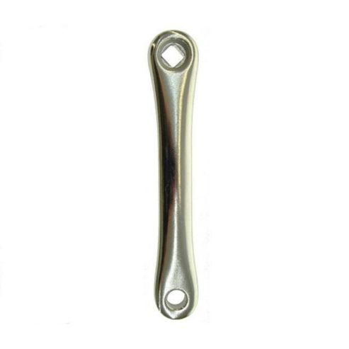 Image of Left Hand Silver Steel Crank Arm 170mm