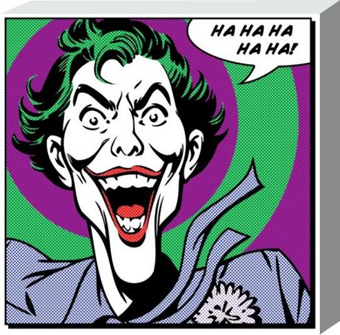 Image of Batman The Joker Ha! Canvas Print