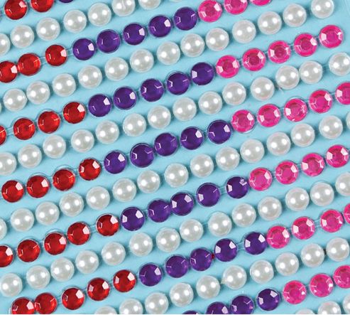 Image of Pearl Stick-on Gemstones (pack Of 450)