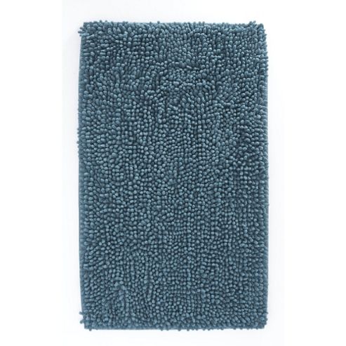 Image of Catherine Lansfield Microfibre Chenille Bath Mat - Jade