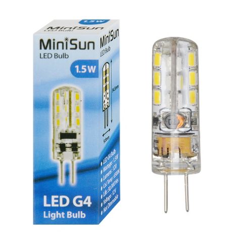 Image of Minisun 1.5w G4 Led Bulb Cool White / Daylight