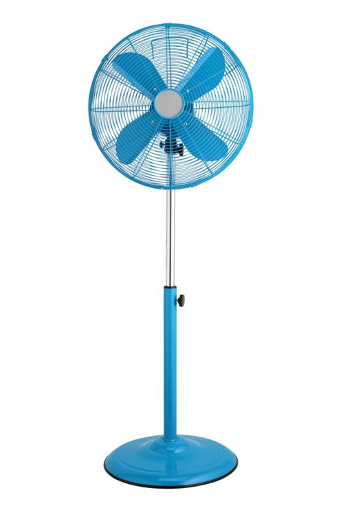 Image of Premier Housewares Floor Standing Fan - Blue