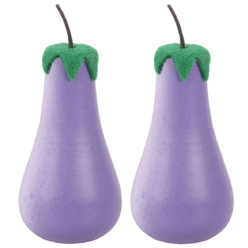 Image of Bigjigs Toys Aubergine (pack Of 2)