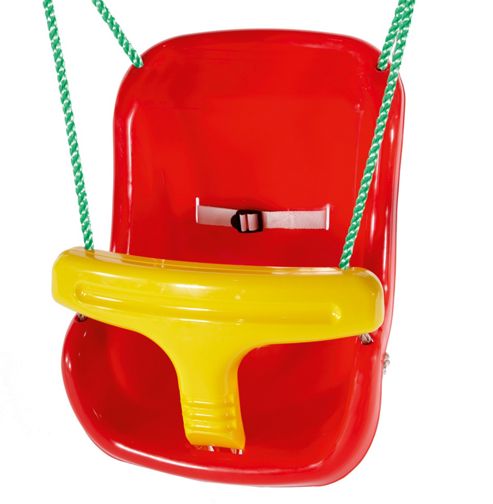 Image of Plum Wooden Baby Swing Set