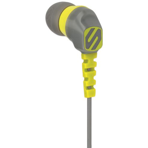 Image of Scosche Thudbuds Sport Earbuds (yellow/grey)