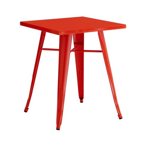 Image of Premier Housewares Cubic Table - Red