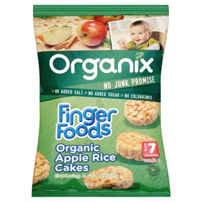 Organix 7 Month Rice Cakes Apple 50G