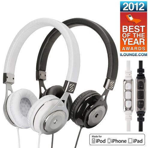 Image of Scosche Rh656md On Ear Headphones (black) With Inline Microphone