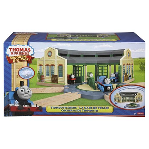 Image of Fisher-price Thomas And Friends Wooden Railway Tidmouth Sheds