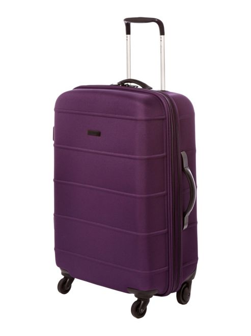 Image of Frameless Pod Purple 4 Wheel Soft Medium Suitcase