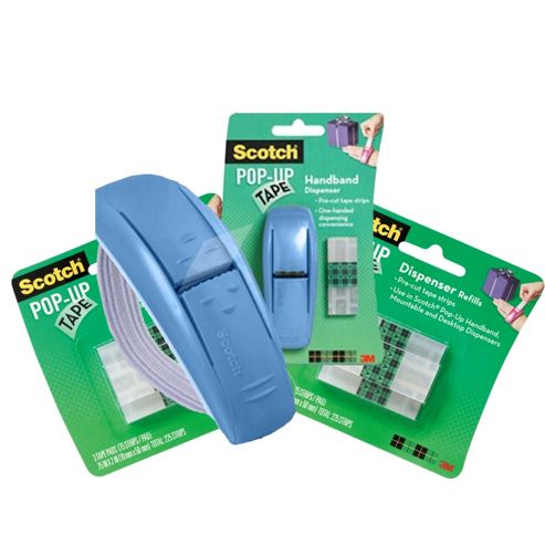Image of Scotch Pop-up Tape Hands Free Dispenser - Includes 2 Refill Packs