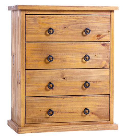 Image of Core Products Farmhouse Fh314 Pine Chest Of 4 Drawers