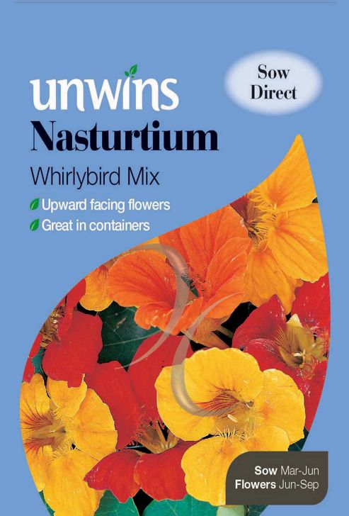 Image of Nasturtium Whirlybird Mixed