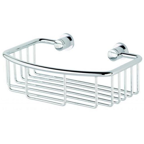 Image of Sanwood Provence Shelf In Chrome