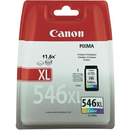 Image of Canon Cl 546xl Ink Cartridge - 1-pack Colour (cyan, Magenta, Yellow)