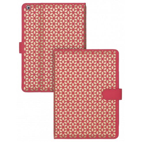 Image of Ipad Air Laser Cut Folio Stand Case Coral