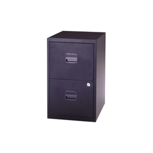 Image of Bisley A4 Homefiler 2 Drawer Lockable Black Pfa2-03