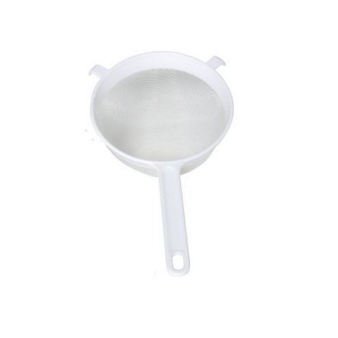 Image of Kitchen Craft Round Nylon Mesh Plastic Strainer 18cm Kcstrpl180