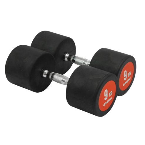 Image of Bodymax Pro V3 Rubber Dumbbells - 9kg