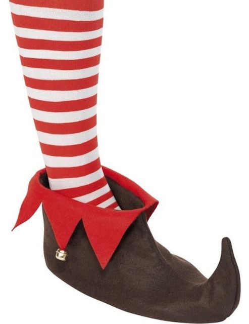 Image of Adult Elf Shoes Brown