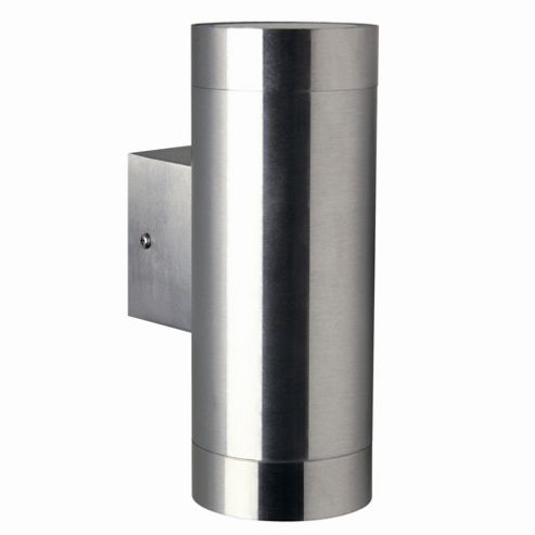 Image of Nordlux Tin Maxi Up And Down Wall Light - Stainless Steel