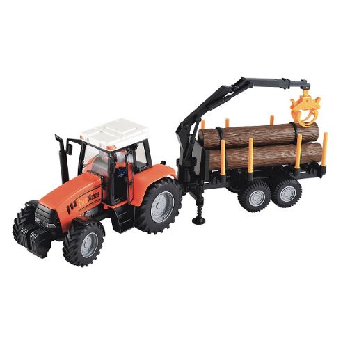 Image of Elc Farm Tractor And Logging Trailer