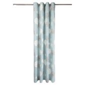Tesco Meadow Print Lined Eyelet Curtains W162xL229cm (64x90"), Soft Teal