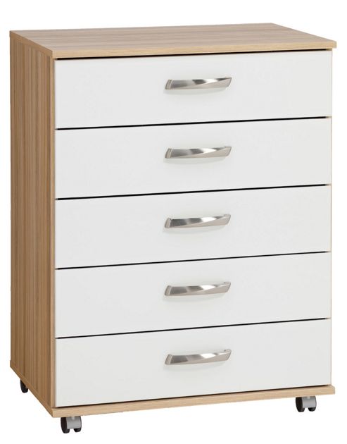 Image of Ideal Furniture Regal 5 Drawer Chest