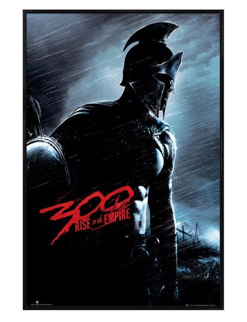 Image of Gloss Black Framed 300 Rise Of An Empire The Persian Army Advances Poster