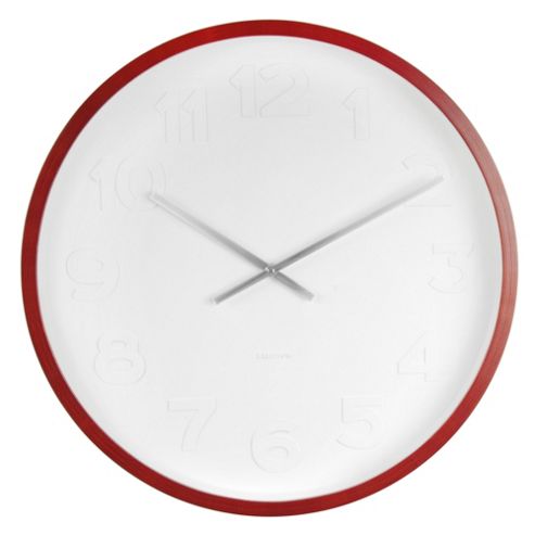 Image of Karlsson Mr. White Number Wall Clock