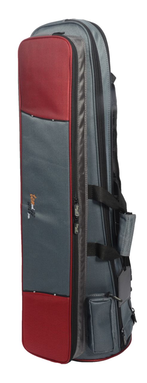 Image of Tom And Will Bass Trombone Gig Bag - Red & Grey